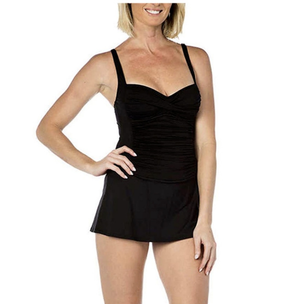 Rose Marie Reid Ladies' Swim Dress Skirted Bottom - Picture 2 of 3